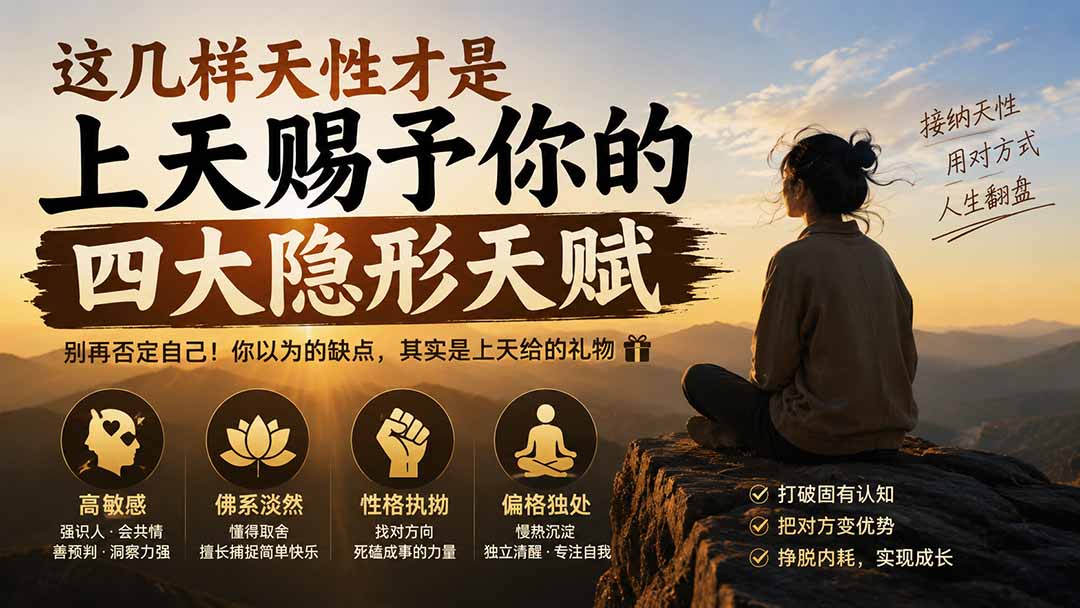 （19984期）付费文章：这几样天性才是上天赐予你的四大隐形天赋