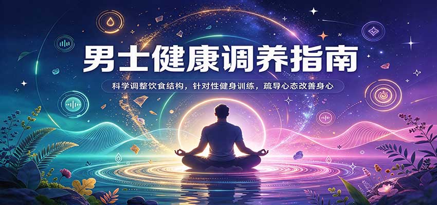 男士健康调养指南：科学调整饮食结构，针对性健身训练，疏导心态改善身心
